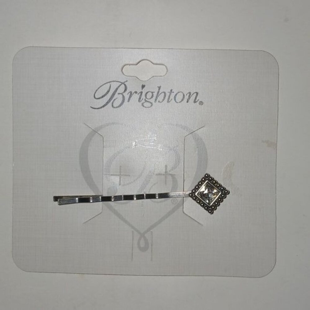 Brighton Twinkle Silver Diamond Bobby Pin - Picture 2 of 2